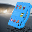 Gyermek tok Lenovo Tab TB311FU, Cute Patterns, állvánnyal, kék