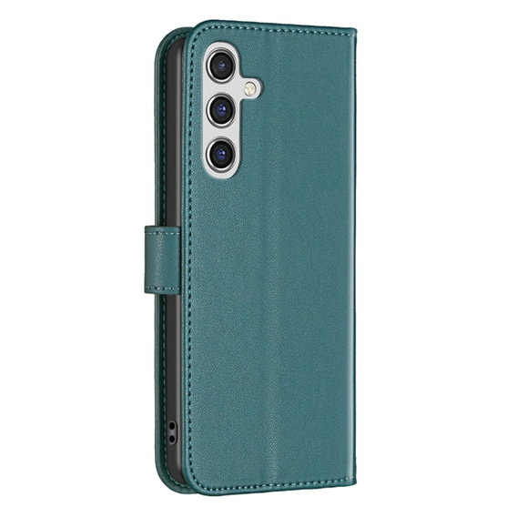 Pattintható tok a Samsung Galaxy A35 5G, BINFEN Wallet, zöld
