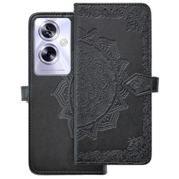 Pattintható tok a Oppo A79 5G, Mandala, fekete
