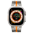 Pasek Bransoleta do Apple Watch 1/2/3/4/5/6/7/8/SE/ULTRA 42/44/45/49MM, Srebrna