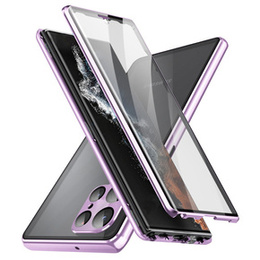 Tok Samsung Galaxy S21 Ultra, Magnetic Dual Glass, lila
