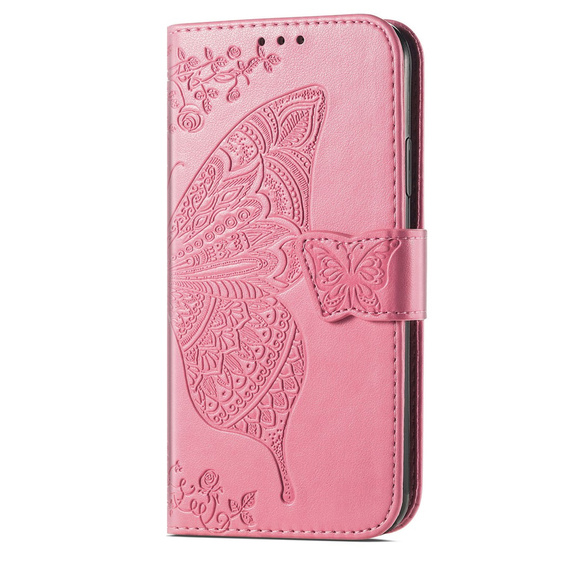 Pattintható tok a Oppo Reno8 T, Butterfly, rózsaszín