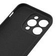 Telefontok a iPhone 15 Pro, Silicone Lite, fekete