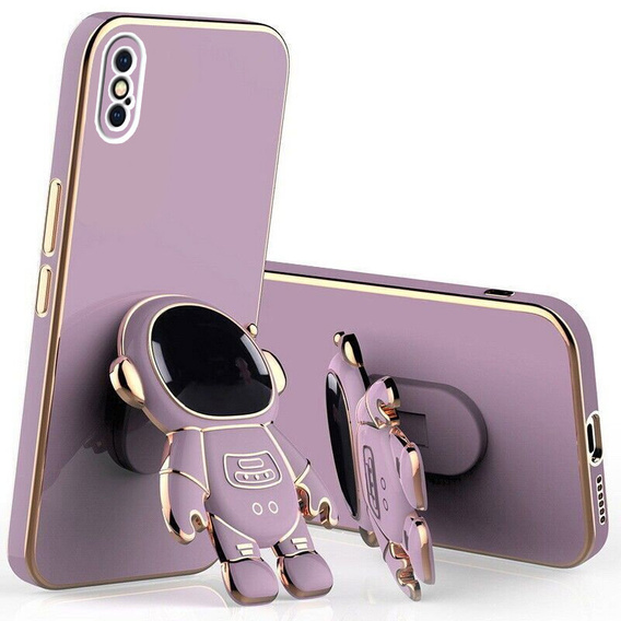 Telefontok a iPhone X / XS, Astronaut, lila