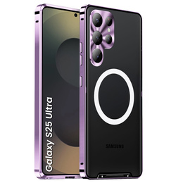 Kameravédő tok Samsung Galaxy S25 Ultra, CamShield MagSafe, lila