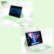 Tok + billentyűzet iPad Air 10.9 4 2020 / 5 2022, Touchpad, zöld
