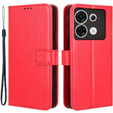 Pattintható tok a Infinix Zero 30 5G, Crazy Horse Wallet, piros
