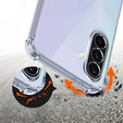 Tok a Samsung Galaxy A36, Erbord Dropproof, átlátszó + Glass