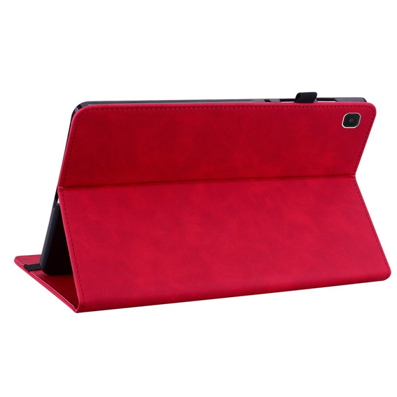 Tok Samsung Galaxy Tab A7 Lite, Wallet Pen Slot, piros