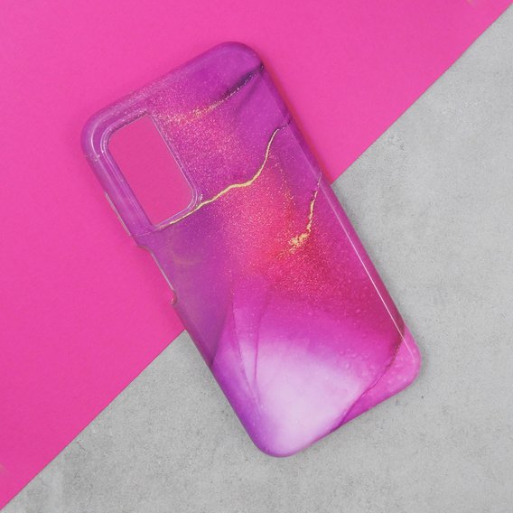Telefontok a Samsung Galaxy A14 4G/5G, Suritch Full Body Marble, lila