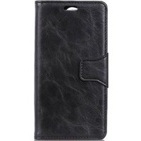 Pattintható tok a Huawei P30 Pro, Split Leather Wallet, fekete