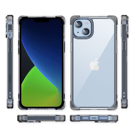 Tok iPhone 13, ERBORD CornerShield, fekete