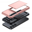 Telefontok a Samsung Galaxy A56 5G, Sliding Card Holder, rózsaszín