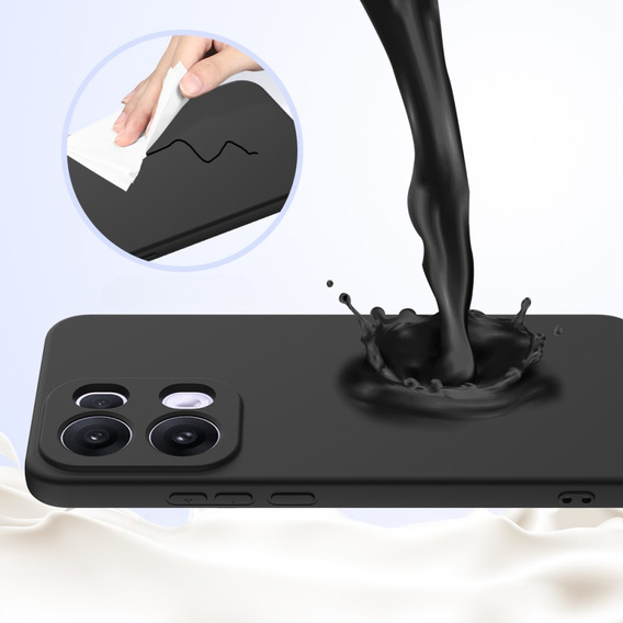 Telefontok a Oppo Reno13 Pro 5G, Silicone MagSafe, fekete