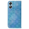 Pattintható tok a Oppo A17, Wallet mandala, kék