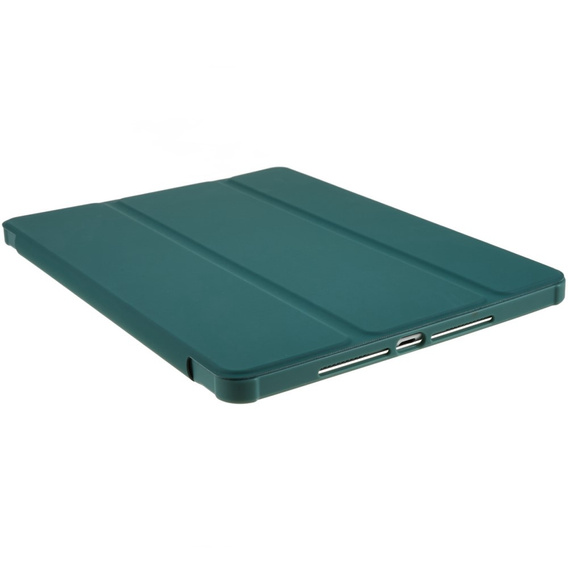 Tok iPad 10.2 2021 / 2020 / 2019, Smartcase Hybrid, tolltartó résszel, sötétzöld