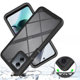 Tok Motorola Moto G54 5G készülékhez, Shockproof, fóliával, fekete