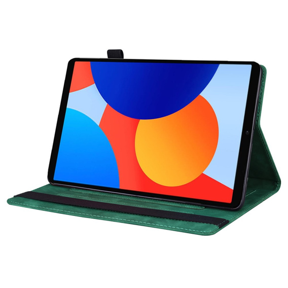Tok Xiaomi Redmi Pad SE 8.7, Classic, tolltartóval, zöld