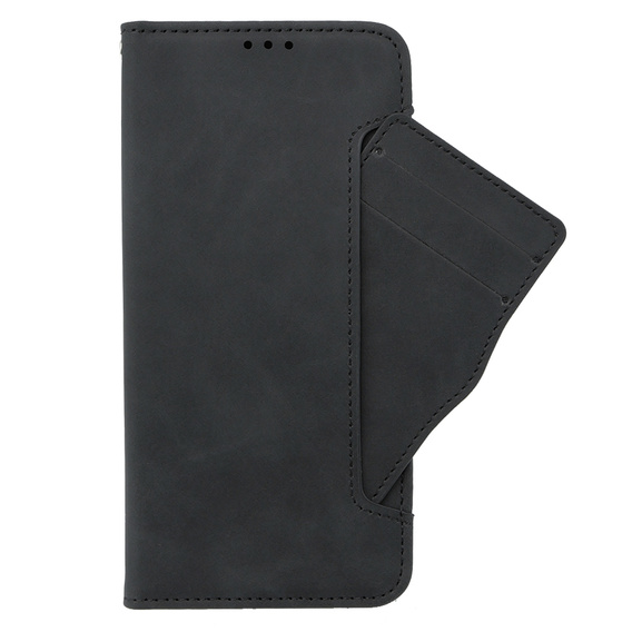 Pattintható tok a Oppo A58 4G, Card Slot, fekete
