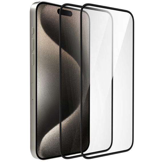 2x kerámia ERBORD hibrid üveg a iPhone 15 Pro Max