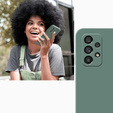Telefontok a Samsung Galaxy A53 5G, Silicone Lite, zöld