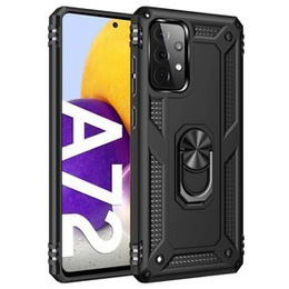 Páncélozott telefontok a Samsung Galaxy A72 5G, Nox Case Ring, kék