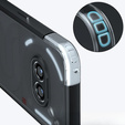 Tok Nothing Phone 2a, Fusion Hybrid, kameravédelemmel, matt / fekete