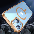 Telefontok a iPhone 14 Plus, ERBORD Hybrid MagSafe Case, arany