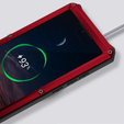 Páncélozott tok a Samsung Galaxy S25 Ultra, R-JUST, piros