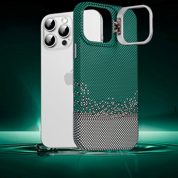 Tok iPhone 15 Pro Max készülékhez, Frame Kickstand, MagSafe, Sand Green