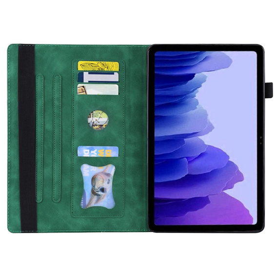 Tok Xiaomi Pad 7, Classic, tolltartóval, zöld