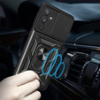 Telefontok a Samsung Galaxy M34, CamShield Slide, fekete