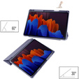 Tok Samsung Galaxy Tab S7 Plus / Tab S7 FE, Smartcase Hybrid, tolltartó résszel, lila