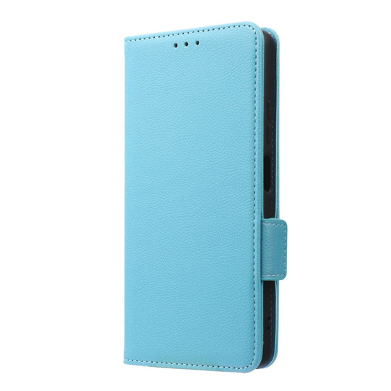 Pattintható tok a Xiaomi Redmi Note 12 5G / POCO X5 5G, Wallet Litchi Magnet, kék
