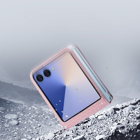 Tok Dux Ducis Samsung Galaxy Z Flip7 5G, Bril, rózsaszín