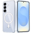Tok a Samsung Galaxy S25+ Plus, Fusion Hybrid, MagSafe-hoz, átlátszó + üveg a képernyőhöz