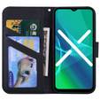 Pattintható tok a Xiaomi Redmi Note 8 Pro, Wallet Panda, fekete