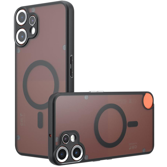 Tok CMF Nothing Phone 2 Pro-hoz, MagSafe, ERBORD Matt Case, fekete