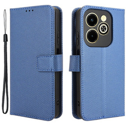 Pattintható tok a Infinix Hot 40i, Wallet Smart Magnet, kék