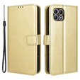 Pattintható tok a T Phone 2 5G, Crazy Horse Wallet, arany
