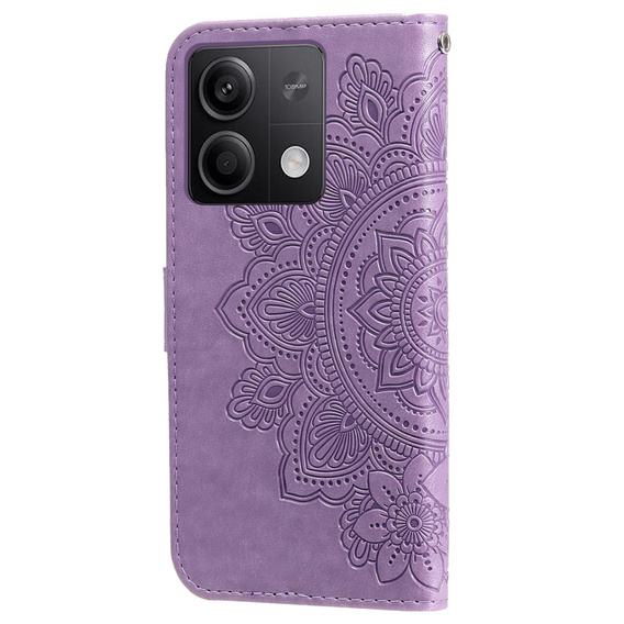 Pattintható tok a Xiaomi Redmi Note 13 5G, Mandala, lila