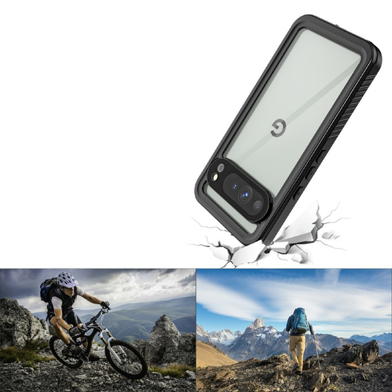 IP68 vízálló tok Google Pixel 9 Pro XL, Redpepper, fekete