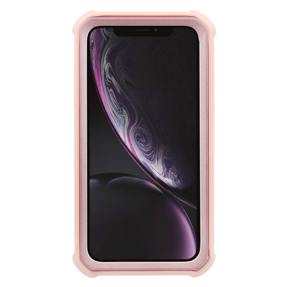 Páncélozott tok a iPhone XR, Dexnor Full Body, rózsaszín