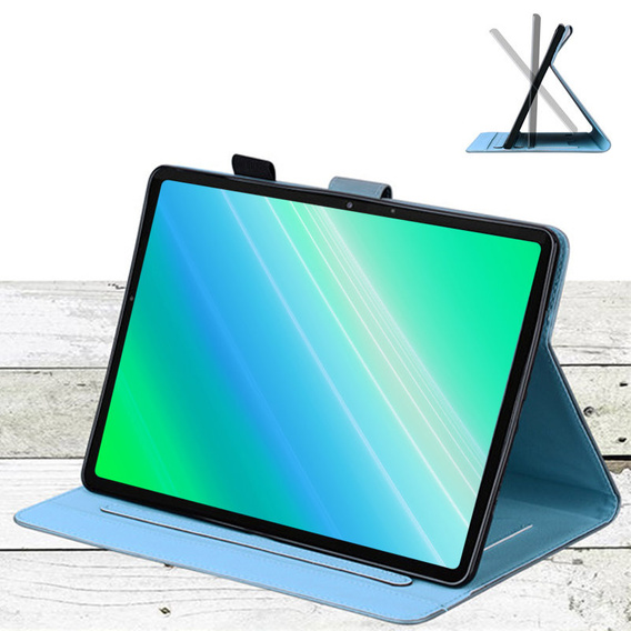 Tok iPad 10.2" 2021/2020/2019 (9/8/7 gen.), pánttal, animal, kék
