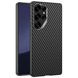 Telefontok a Samsung Galaxy S25 Ultra, GKK Leather, carbon fekete