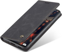 CASEME tok Samsung Galaxy S20 FE, Leather Wallet Case, fekete