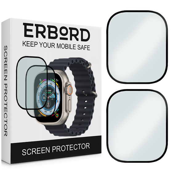 2x ERBORD hibrid üveg a Apple Watch Ultra/Ultra 2 49MM
