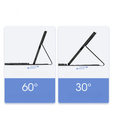 Tok + billentyűzet Samsung Galaxy Tab S10+ Plus, Dux Ducis TouchPad Leather Pen Slot, fekete