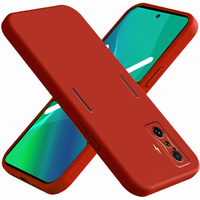 Telefontok a Xiaomi POCO F4 GT, Silicone Lite, piros