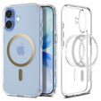 Spigen tok iPhone 17 készülékhez, Ultra Hybrid MagSafe, átlátszó/arany